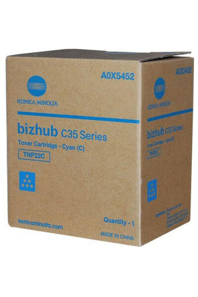 KONICA MINOLTA Cartus Toner Original Konica Minolta TNP-22C / A0X5452, Cyan, ...