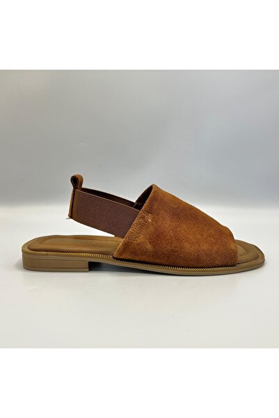 Ametist صندل بيليني من الجلد السويدي البني |   الاناقة والراحة الطبيعية