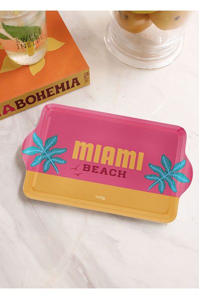 The Mia Miami Mini Tray Fuchsia 24X14 cm Discount