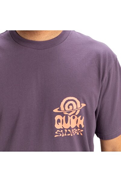 Quiksilver Home Cosmic Vibrations Men's Purple T-Shirt Men T-Shirt Eqyzt08053