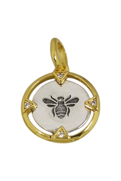 Dumledo Arı İki Renkli Madalyon Charm