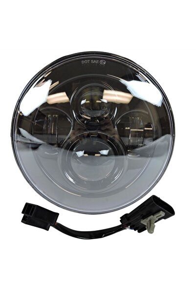 SOYAVISION مصباح أمامي LED أسود مقاس 7 بوصات فقط، مصباح أمامي للضباب مقاس 4.5...
