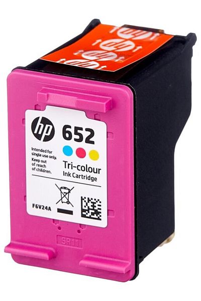 HP Original HP 652 / F6V24AE Ink Cartridge, Color, 200 pages