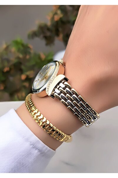 Homies Orijinal Faturalı 2 Yıl Garantili Su Geçirmez Kadın Kol Saati Bileklik Hediyeli