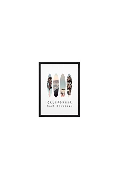 Atmosphera Créateur D'intérieur Pictură deco Surf California, fereastră de st...