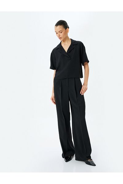 Koton black Polo Neck Blouse