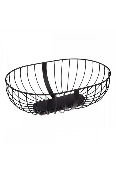 Secret de Gourmet Bol cu ​​fructe CORBEILLE, metal, galben, 30x20 cm