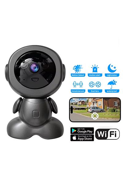 MaGeCa Q01 Robot Surveillance Camera, Wifi, 3mp Full Hd 1080p, Night Vision