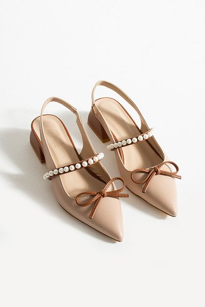 DUXAL SHOES Marisol Women's Stylish Ballerinas with Pearl Detail - High Heels