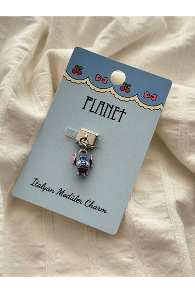 Planet Butik Italian Charm with Stitch Hanging Card