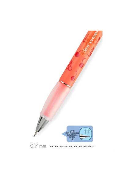 Serve DEEP VERSATİL KALEM 0.7 NEON KIRMIZI KİRAZ