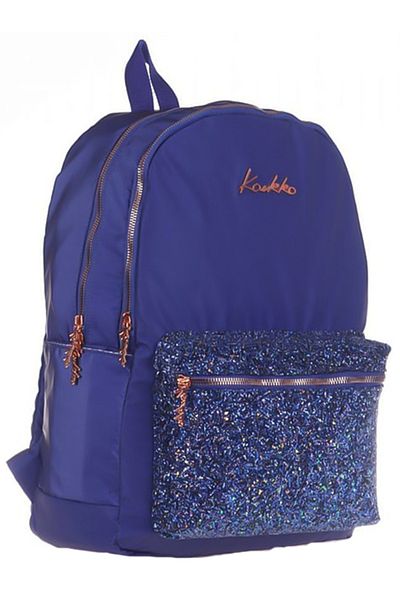 KAUKKO Bright Backpack Stone Navy Blue K1808