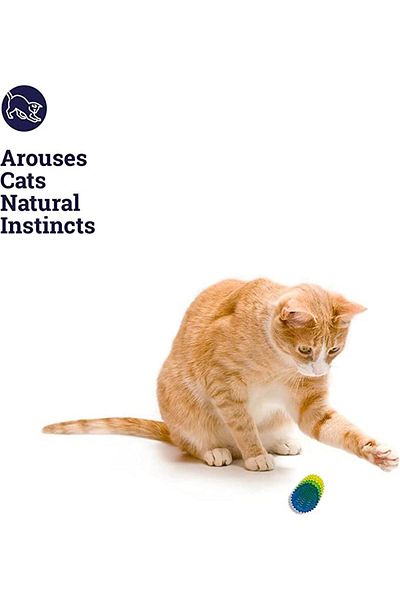 PetStages Cat Toy Toss N' Flip Chips Blue - 67842