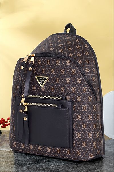 POLOGRAND London Αυθεντικό γυναικείο πολυτελές μοντέλο Comfort με ρυθμιζόμενο λουράκι 3 θέσεων Κομψή τσάντα πλάτης και ώμου
