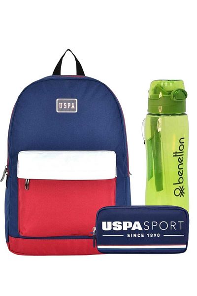 U.S. Polo Assn. Base. Polo Assn. Backpack , U.S. Polo Assn. Pen Bag - Water Bottle & Flask Gift