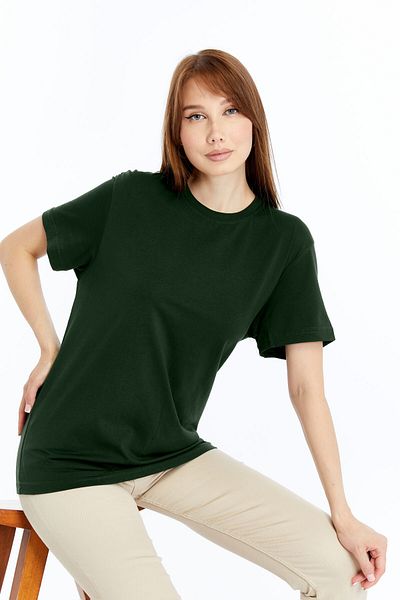 OXVİN Γυναικείο T-Shirt Μπλουζάκι από βαμβάκι και Modal Blend