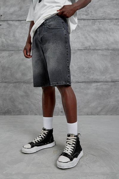 NOMARC Anthracite Mb Oversize Denim Shorts