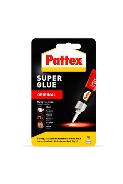 Pattex أنبوب غراء سائل فائق متعدد المواد خالٍ من المذيبات، 3 غرام