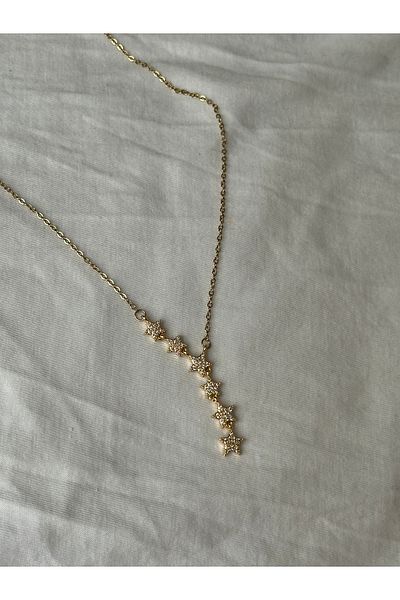 Midellie Shooting Star Steel Necklace