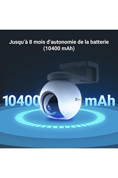 EZVIZ كاميرا مراقبة خارجية لاسلكية HB8 Kit 2K+ بتقنية WiFi