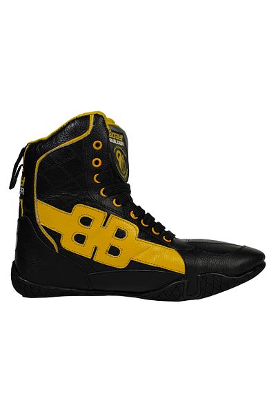 Body Builder Body Builder Ultimate Athletic Shoes, 41, Yellow, 100% Genuine Leather