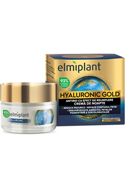 ELMIPLANT Elmiplant Hyaluronic Gold Night Cream, Women, 50 ml