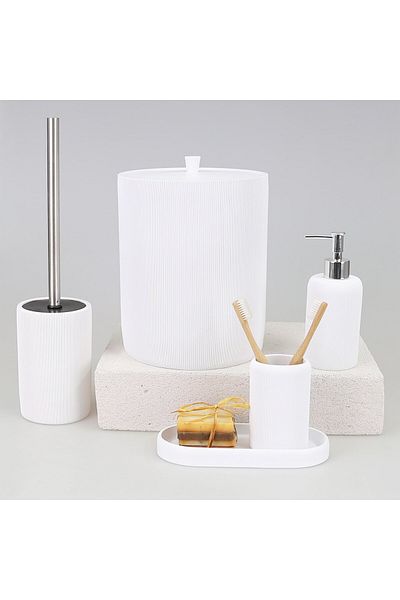 Selim Rising Bathroom Set White