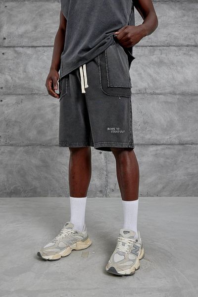 NOMARC Smoked Born to Stand Out Written Shorts