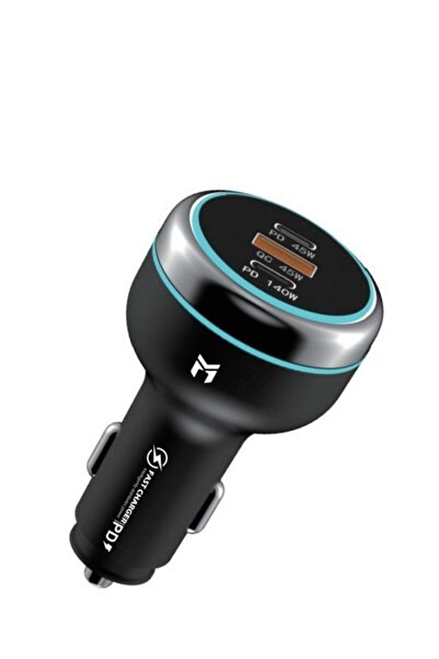 MOOGMAX شاحن سيارة بقوة 230 واط بثلاث منافذ PD وQC3.0 لشحن اللابتوب والهواتف ...