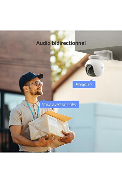 EZVIZ كاميرا مراقبة خارجية لاسلكية HB8 Kit 2K+ بتقنية WiFi