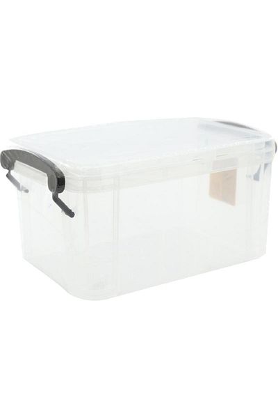 Generic Berdeng Small Plastic Storage Bins with Lids, 4 Quart Small Storage Latch Box, Stackable and Nestabl