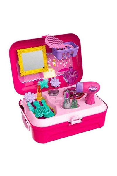 BabyCara 21-Piece Dresser Backpack Beauty Style Makeup Playset