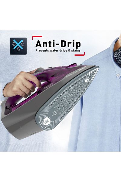 TEFAL 2600W Efficient Ceramic Soleplate Express Faster Steam Iron