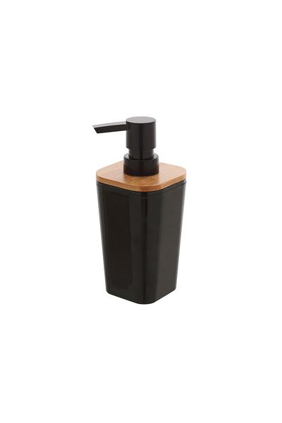 Feridras Fridras soap dispenser, Bamboo, Black