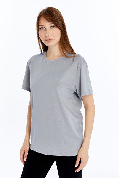 OXVİN Γυναικείο T-Shirt Μπλουζάκι από βαμβάκι και Modal Blend