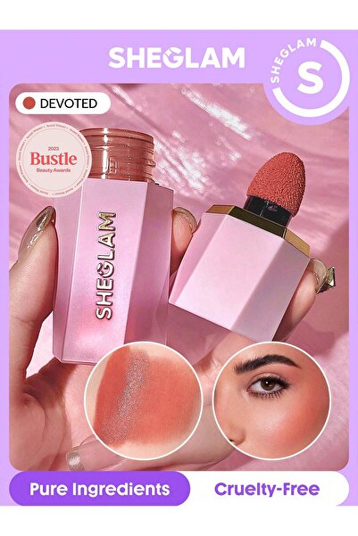 SHEGLAM Color Bloom Liquid Blush Matte Finish-Devoted