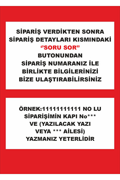 shop Kişiye Özel Daire Kapı Numarası ve İsimliği-Kapı İsimliği –Şık Yazısı Pleksi Tabela - Daire İsimliği 26cm 13 cm
