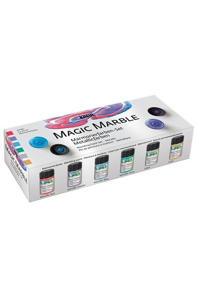 Kreul Magic Marble Metallic Paint 20 ml 6/set