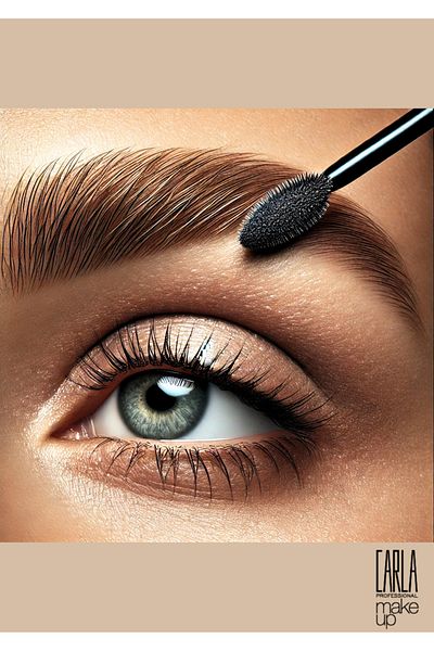Carla Professional Make Up Eyebrow Shadow - Eyebrow Shadow Light Brown - No: 03