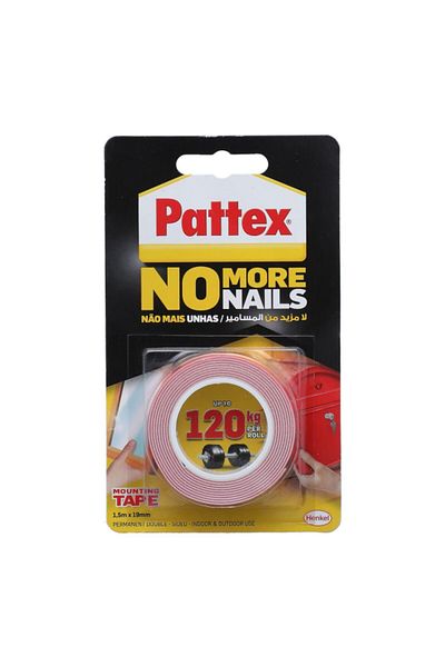 Pattex شريط تثبيت "لا مزيد من المسامير" 1.5 متر × 19 مم