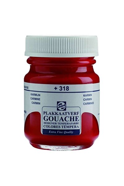 Talens Gouache Jar 50ml Guaj Boya Carmine / 318