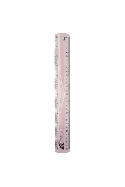 Deli Deli EH21 Flexible Ruler, 30cm (12 Inch), Pink/Blue/Purple – For School & Creative Use