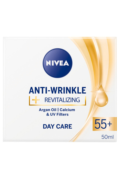 NIVEA , anti-wrinkle day cream + Revitalization 55+