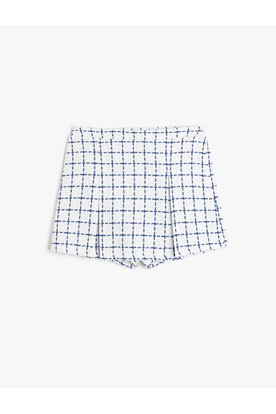Koton Pleated detail, tweed skort.