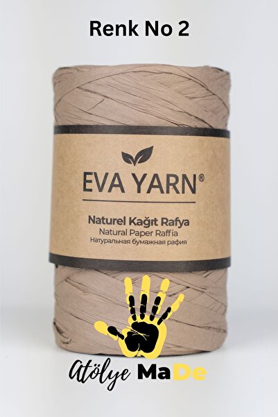 Atölye MaDe Eva Yarn Yerli Rafya Renk No 002