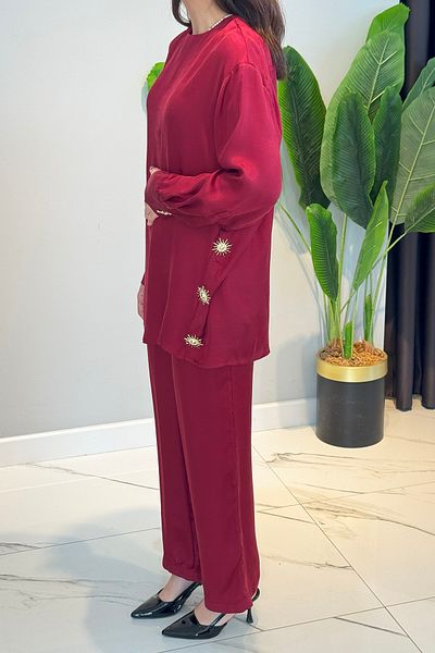 Missemramiss Seta Set 4786 Claret Red