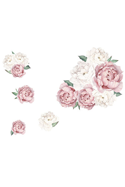 Original Deals RO Sticker Autocolant pentru Perete cu Flori Decorative Albe, ...