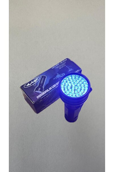 VOSİBU Uv Fener Led Ultraviyole Fener 51 Led Mor Uv Işık Lamba Gel62