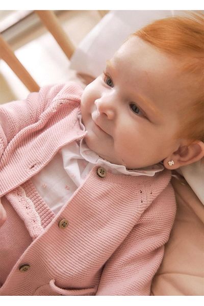 MAYORAL Baby Girl Knitted Cardigan Pink 1307