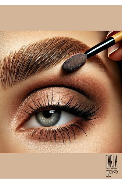 Carla Professional Make Up Eyebrow Shadow - Eyebrow Shadow Earth - No: 04